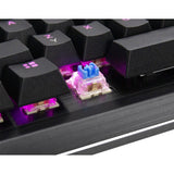 Inter-Tech NK-2000ME tastatur Spil USB QWERTZ Sort