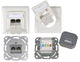EFB Elektronik ET-25211.1V1 stikkontakt 2 x RJ-45 Hvid