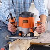 Black & Decker KW1200EKA-QS router og overfræser Sort, Grå, Orange