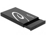 DeLOCK 42611 drevkabinet HDD/SSD kabinet Sort, Hvid 2.5"