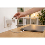 Ansmann 1001-0187 oplader til mobil enhed SmartWatch, Smartphone, Tablet Hvid Vekselstrøm Trådløs opladning Hurtig opladning Indendørs