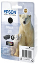 Epson Polar bear C13T26014012 blækpatron 1 stk Original Standard udbytte Sort