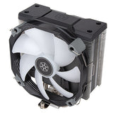 Silverstone SST-ARV140-ARGB Computerkølesystem Processor Luftkøler 14 cm Sort, Grå 1 stk