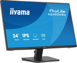 iiyama ProLite X2493HSU-B1 computerskærm 60,5 cm (23.8") 1920 x 1080 pixel Fuld HD LED Sort