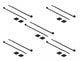 DeLOCK 18680 kabelbinderbeslag Sort Nylon 10 stk