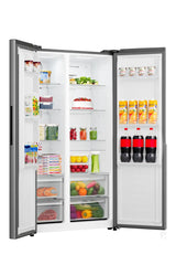 Gorenje NRS917E41X side-by-side køle-fryseskab Fritstående 544 L Grå