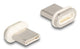 DeLOCK 66588 kabel kønsskifter magnet USB C Guld, Hvid