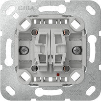 GIRA 312500 elektrisk afbryder Trykknapkontakt Grå, Rustfrit stål