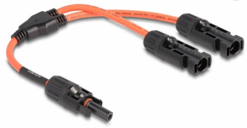DeLOCK 88223 kabelsplitter eller -samler Kabelfordeler Rød