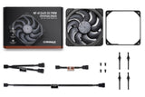 Noctua NF-A12x25 G2 PWM chromax.black Computerkabinet Ventilator 12 cm Sort 1 stk