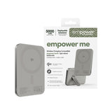 PanzerGlass empower™ by ® empower™ Bank m. Spin Stand | 5000mAh | Titanium