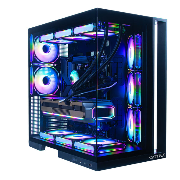 CAPTIVA Highend Gaming R89-085 AMD Ryzen™ 7 9800X3D 64 GB DDR5-SDRAM 2 TB SSD NVIDIA GeForce RTX 5080 Windows 11 Home Midi Tower PC Sort