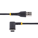 StarTech.com R2ACR-30C-USB-CABLE USB-kabel USB 2.0 0,3 m USB A USB C 0,48 Gbit/sek. 60 W Sort