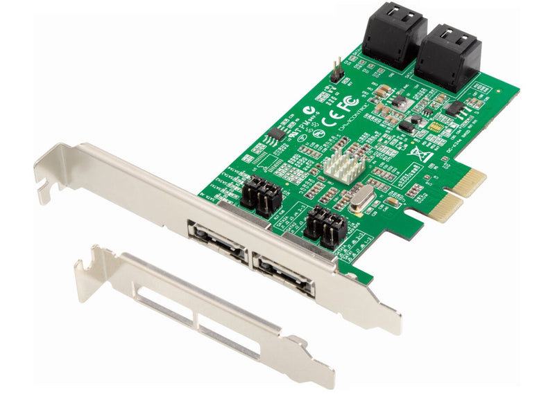 Dawicontrol DC-624E RAID RAID controller PCI Express x2 2.0 6 Gbit/sek.