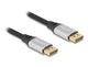 DeLOCK 80633 DisplayPort kabel 1 m Sort, Sølv