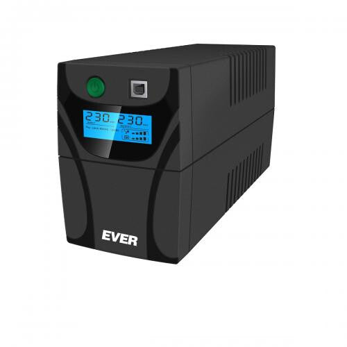 Ever EASYLINE 650 AVR USB UPS-enhed Interaktivt indgangsstik 0,65 kVA 360 W
