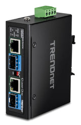 Trendnet TI-BF22SFP netværksomformer til medie 1000 Mbit/s Sort