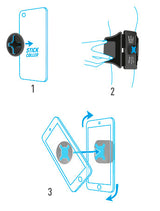 Mobilis BRAZALETE UNIV U.FIX RUN KIT . mobiltelefon etui Armbåndetui Sort