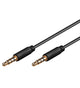 Goobay AVK 182-0200 mini lydkabel 2 m 3.5mm Sort