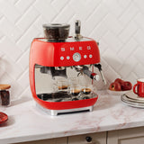 Smeg 50's Style Espressomaskine EGF03RDEU Rød