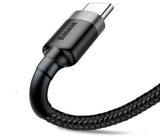 Baseus CATKLF-UG1 USB-kabel 3 m USB A USB C Sort