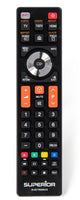 Superior Electronics SUPTRB008 fjernbetjening IR trådløs TV Tryk på knapper