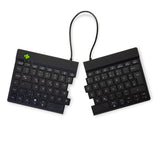 R-Go Tools Ergonomisk tastatur R-Go Split Break med pause-software, delt tastatur, QWERTZ (DE), Bluetooth, sort