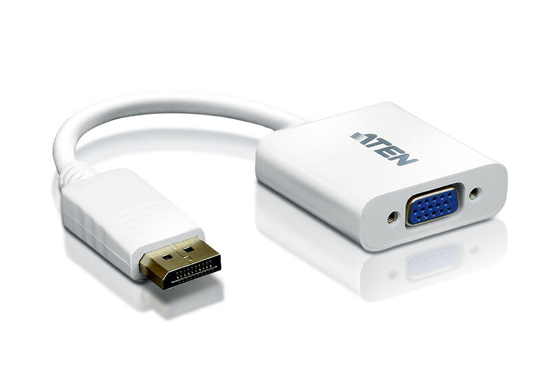ATEN VC925-AT videokabel adapter DisplayPort VGA (D-Sub) Hvid