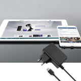 Qoltec 51022 oplader til mobil enhed Mobiltelefon, Smartphone, Tablet Sort Vekselstrøm, DC Indendørs
