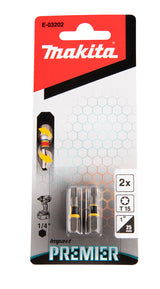 Makita E-03202 skruetrækker bit 2 stk