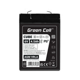 Green Cell AGM6V4-5AH-J UPS batteri Blybatterier (VRLA) 6 V 4,5 At