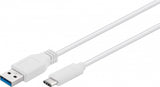 Goobay 67189 USB-kabel USB 3.2 Gen 1 (3.1 Gen 1) 0,2 m USB A USB C 5 Gbit/sek. Hvid