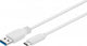 Goobay 67189 USB-kabel USB 3.2 Gen 1 (3.1 Gen 1) 0,2 m USB A USB C 5 Gbit/sek. Hvid