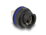 DeLOCK 67048 kabel kønsskifter RJ45 Sort, Metallic