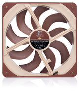 Noctua NF-A14X25 G2 LS-PWM Computerkølesystem Computerkabinet Luftkøler 14 cm Beige, Brun 1 stk