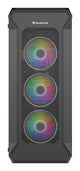 GENESIS Irid 505 ARGB Midi Tower Sort, Transparent