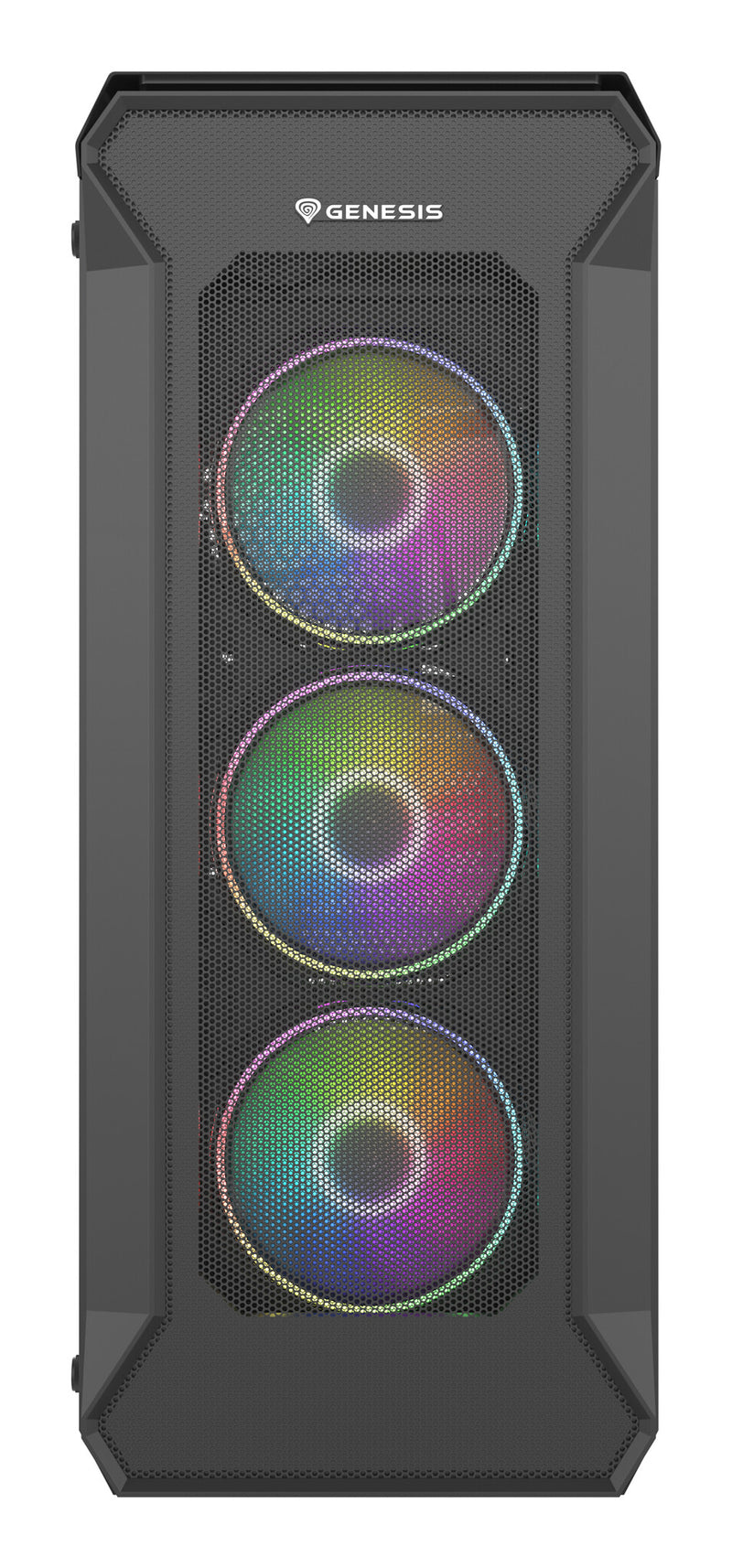 GENESIS Irid 505 ARGB Midi Tower Sort, Transparent