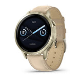 Garmin Venu 4 3,05 cm (1.2") AMOLED 41 mm Digital 390 x 390 pixel Berøringsskærm Guld Wi-Fi GPS (satellit)