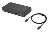 ASUS Triple Display USB-C Dock Duo DC301 Ledningsført Sort