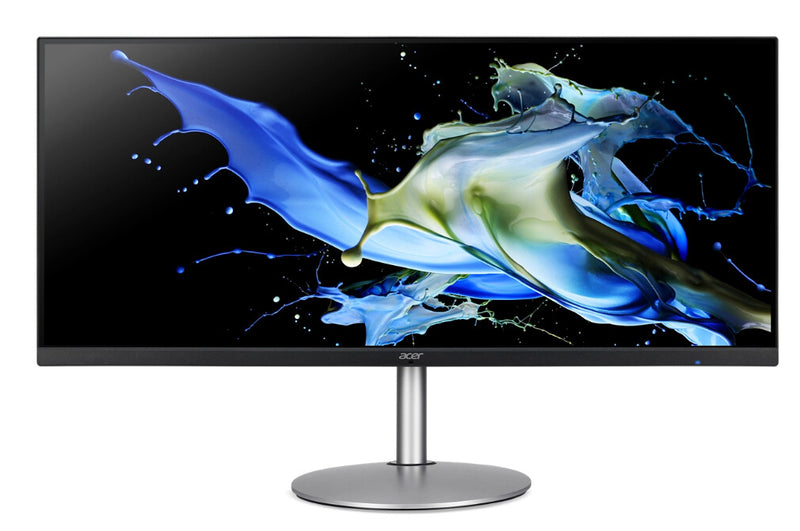 Acer CB342CU computerskærm 86,4 cm (34") 3440 x 1440 pixel UltraWide Quad HD LCD Sort, Sølv