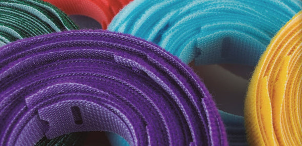 Velcro ONE-WRAP kabelsamler Udløselig kabelbinder Polypropylen (PP), Velcro Sort 25 stk