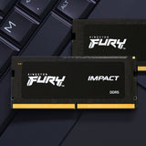 Kingston Technology FURY 64 GB 4800 MT/s DDR5 CL38 SODIMM (sæt med 2) Impact