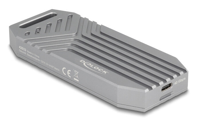 DeLOCK 42033 drevkabinet SSD kabinet Grå M.2