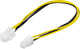 Deltaco Extension cable 4-pin ATX12V(P4) ma-fe, 30cm