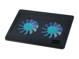 Conceptronic CNBCOOLPAD2F køling til laptop 39,6 cm (15.6") 1000 rpm Sort