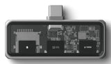 Satechi ST-HXRSDM dockingstation Docking USB 3.2 Gen 2 (3.1 Gen 2) Type-C Grå