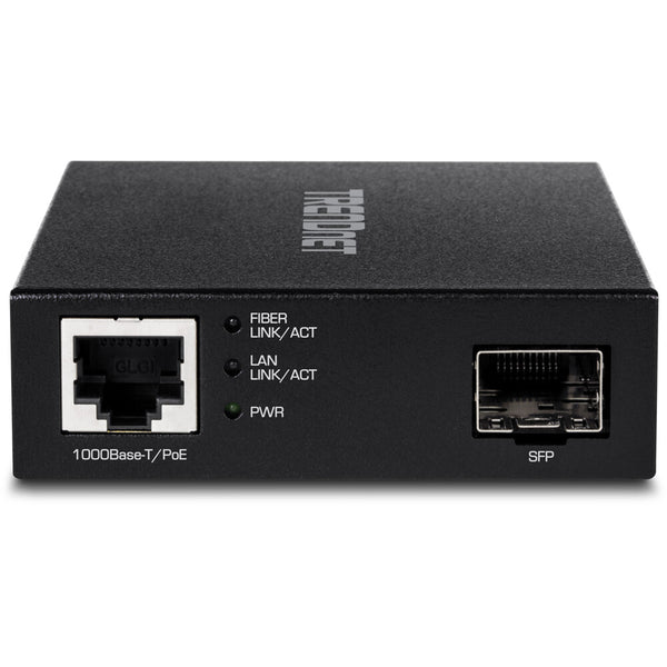 Trendnet TFC-PGSFP netværksomformer til medie 2000 Mbit/s Sort