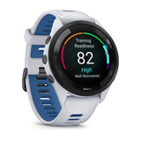 Garmin Forerunner 265 3,3 cm (1.3") AMOLED 46 mm Digital 416 x 416 pixel Berøringsskærm Sort, Hvid Wi-Fi GPS (satellit)