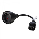 Akyga AK-PC-10A el-ledning Sort 0,15 m CEE7/4