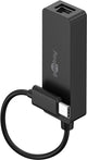 Goobay 76579 kabel kønsskifter USB-C RJ-45 Sort